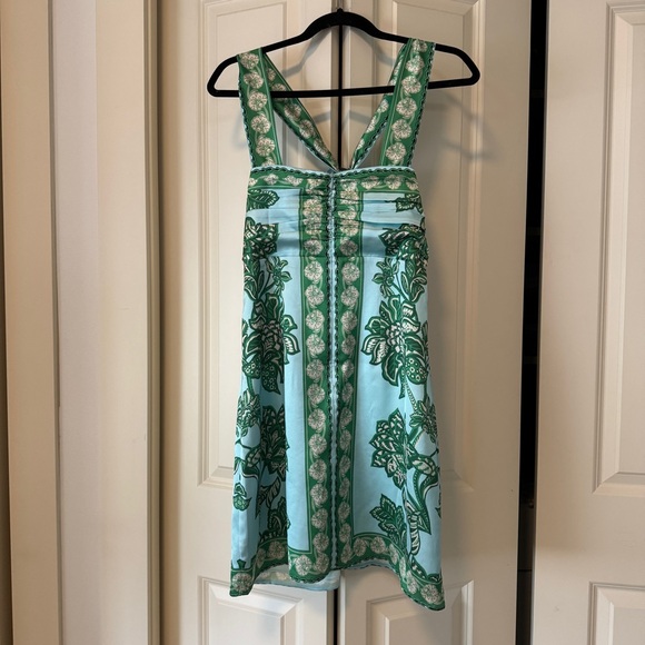 Greylin | Miki Scarf Print Halter Mini Dress | NWT - Picture 4 of 9